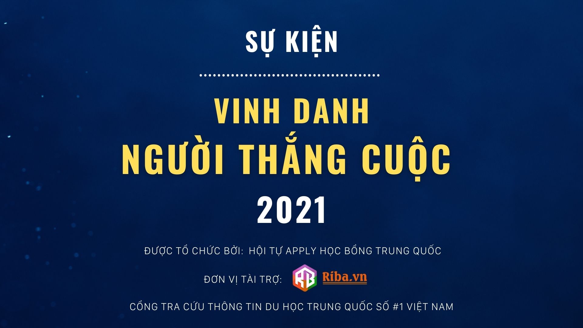SU KIEN VINH DANH NGUOI THANG CUOC 2021