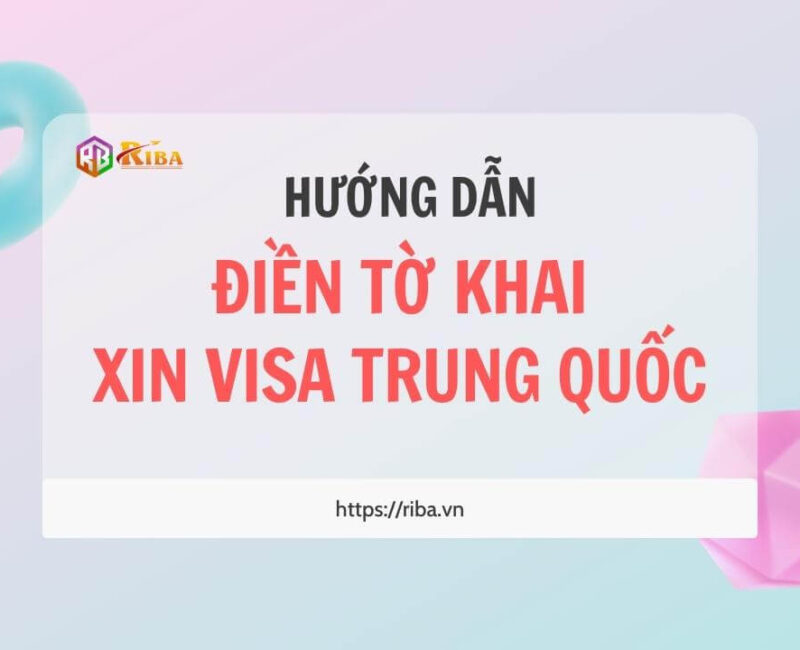 Hướng dẫn điền tờ khai xin visa du học Trung Quốc
